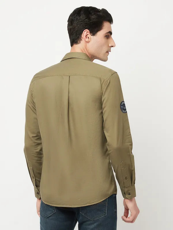 Men Olive Shirts