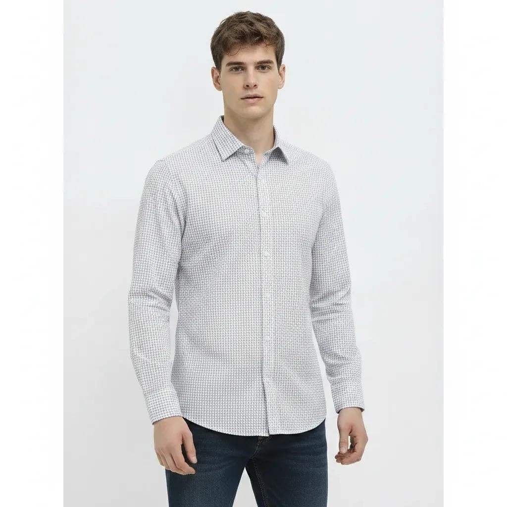 Men Nile Gingham Checks Checked Casual Shirt