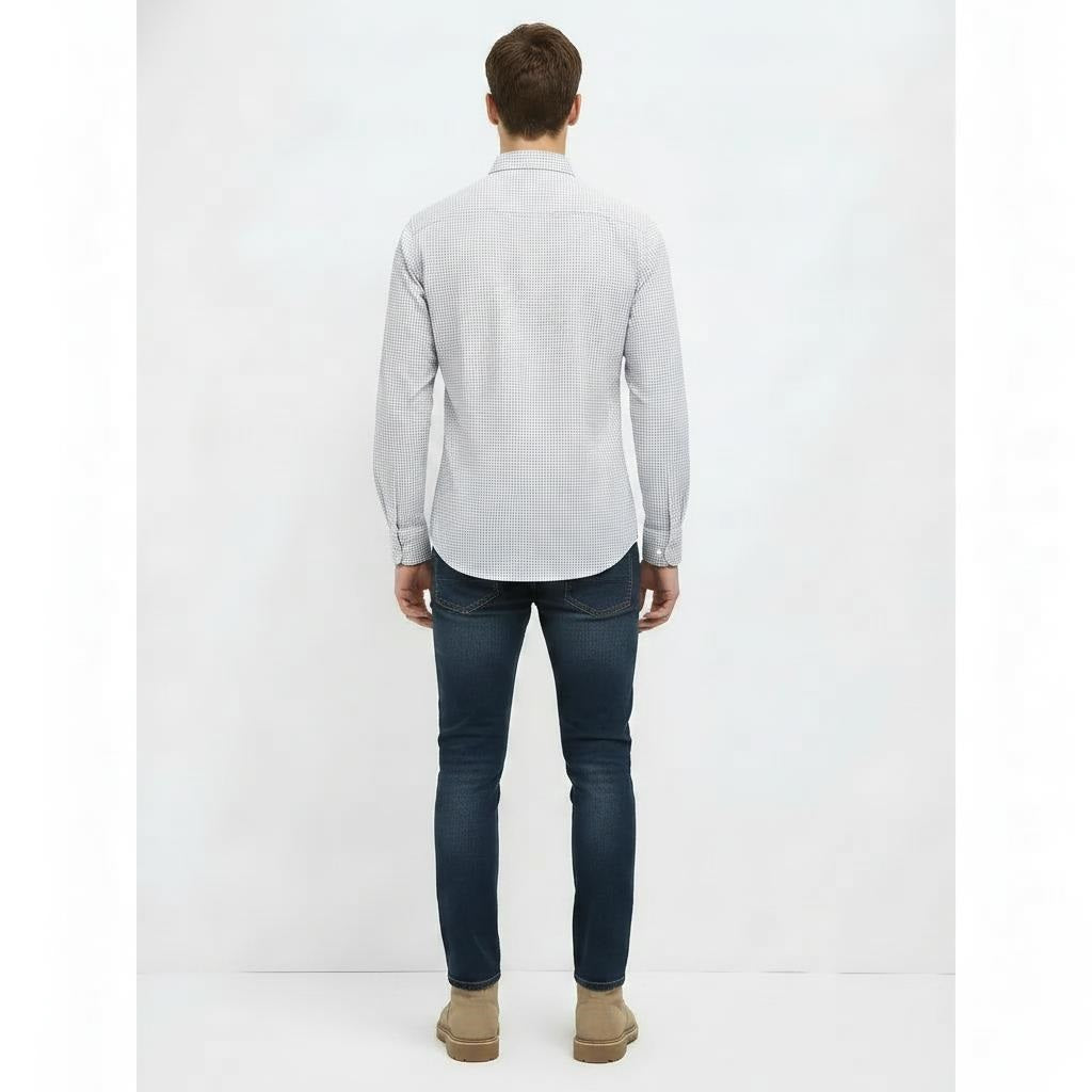 Men Nile Gingham Checks Checked Casual Shirt