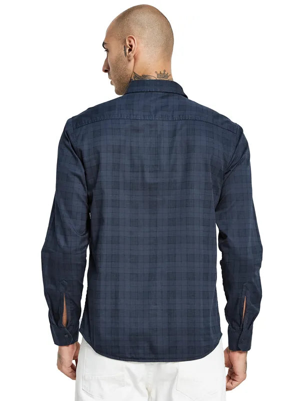 Mettle Opaque Checked Casual Shirt