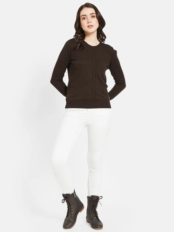 Mettle Women Brown Pullover