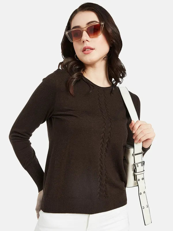 Mettle Women Brown Pullover