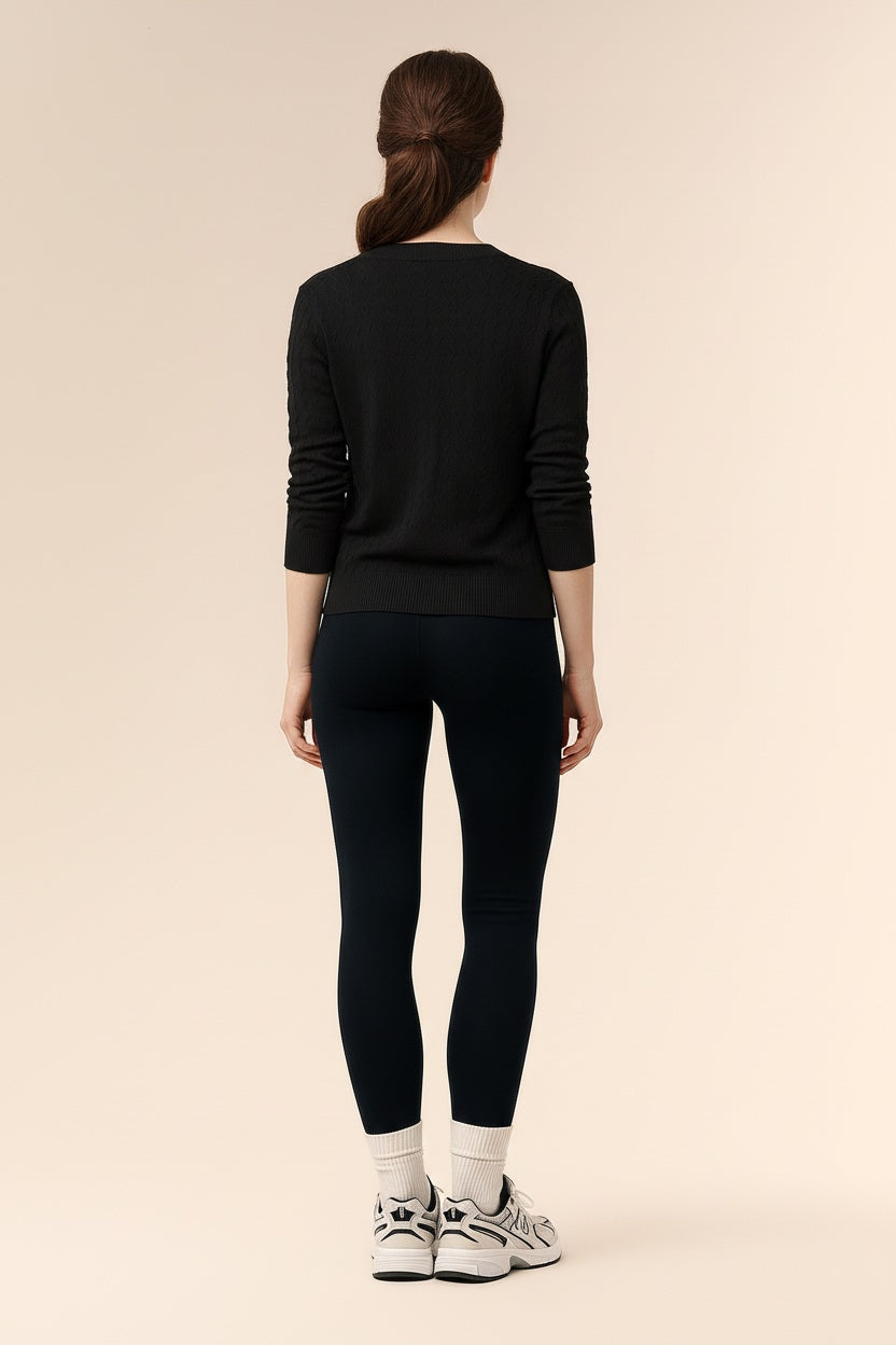 Women Cardigan V-Neck Sweater