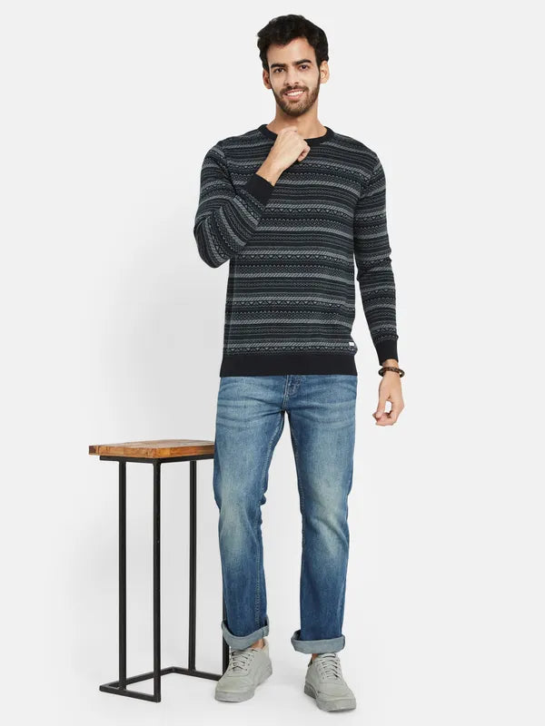 Mettle Striped Long Sleeves Pullover