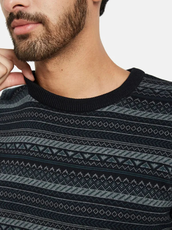 Mettle Striped Long Sleeves Pullover