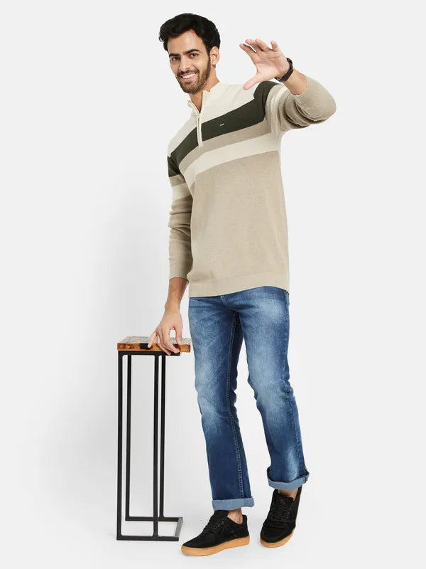 Mettle Striped Long Sleeves Pullover