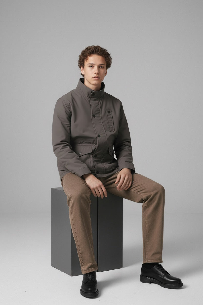 Men Lightweight Woven Jacket