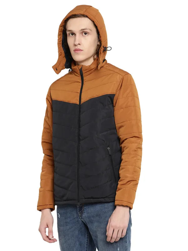 Mettle Men Colourblocked Puffer Jacket