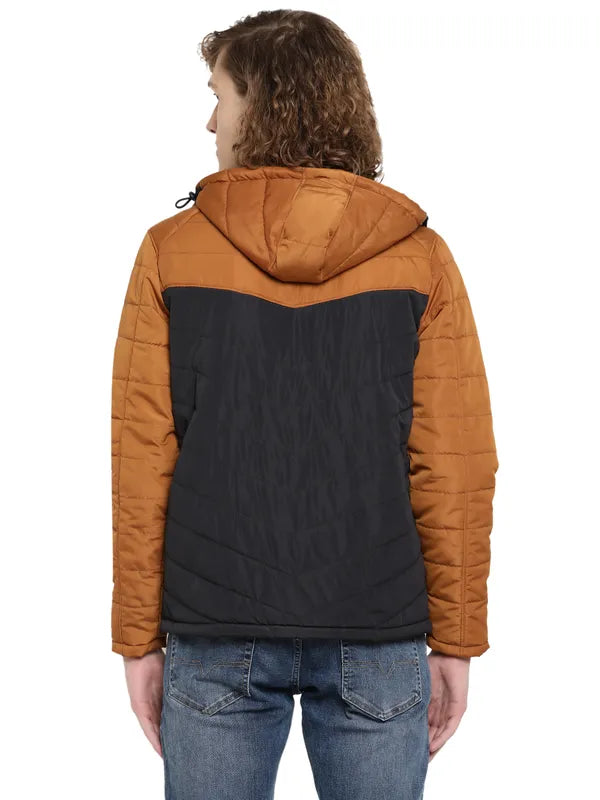 Mettle Men Colourblocked Puffer Jacket