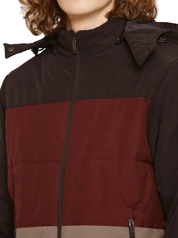 Mettle Men Colourblocked Padded Jacket