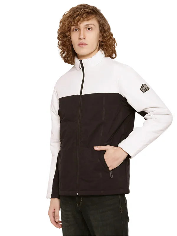 Mettle Men Colourblocked Padded Jacket