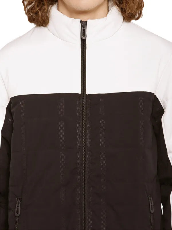 Mettle Men Colourblocked Padded Jacket