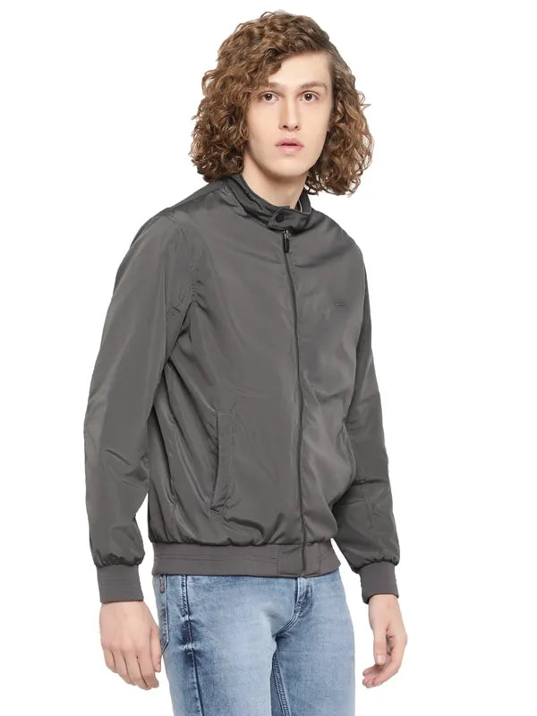 Mettle Men Grey Bomber Jacket