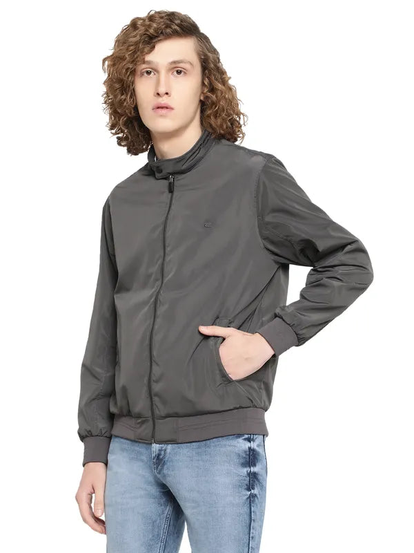 Mettle Men Grey Bomber Jacket