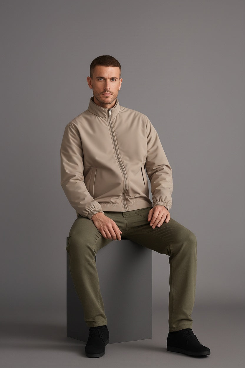 Men Lightweight Bomber Jacket