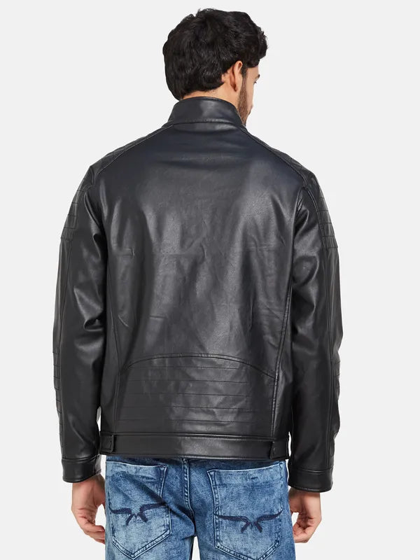 Mettle Men Black Woven Jacket