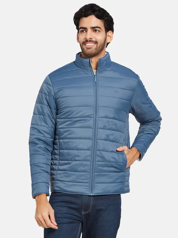 Mettle Men Blue Woven Jacket