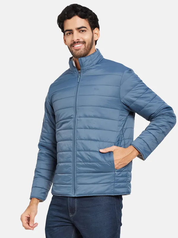 Mettle Men Blue Woven Jacket