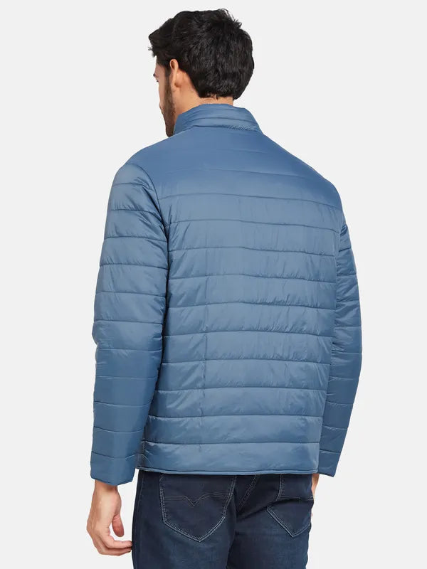 Mettle Men Blue Woven Jacket