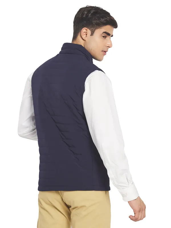 Mettle Men Navy Blue Tailored Jacket