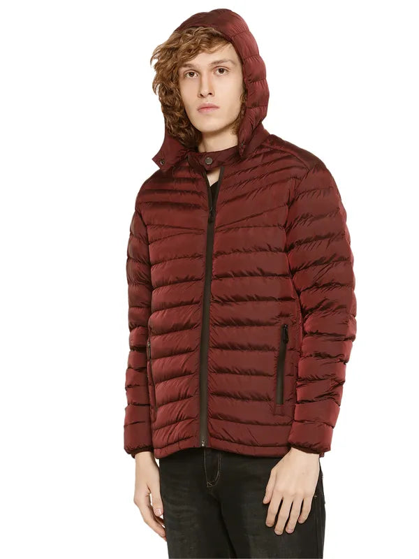 Mettle Men Puffer Front Open Jacket