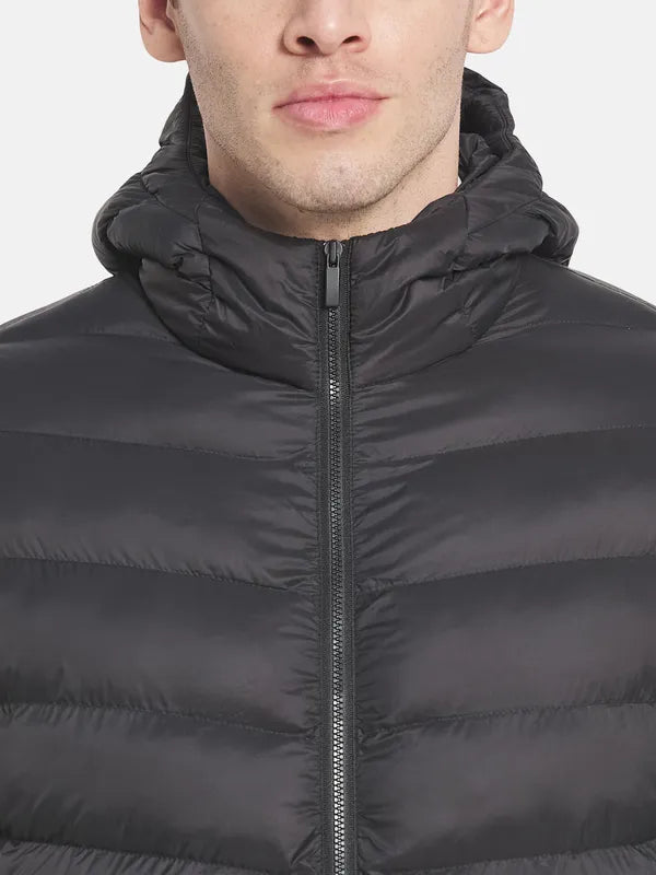 Men Black Puffer Jacket