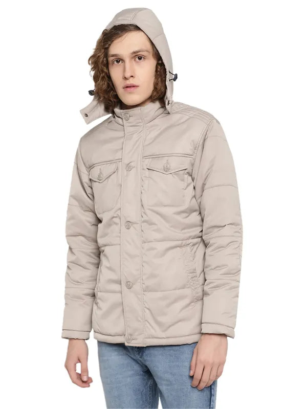 Mettle Men Grey Padded Jacket