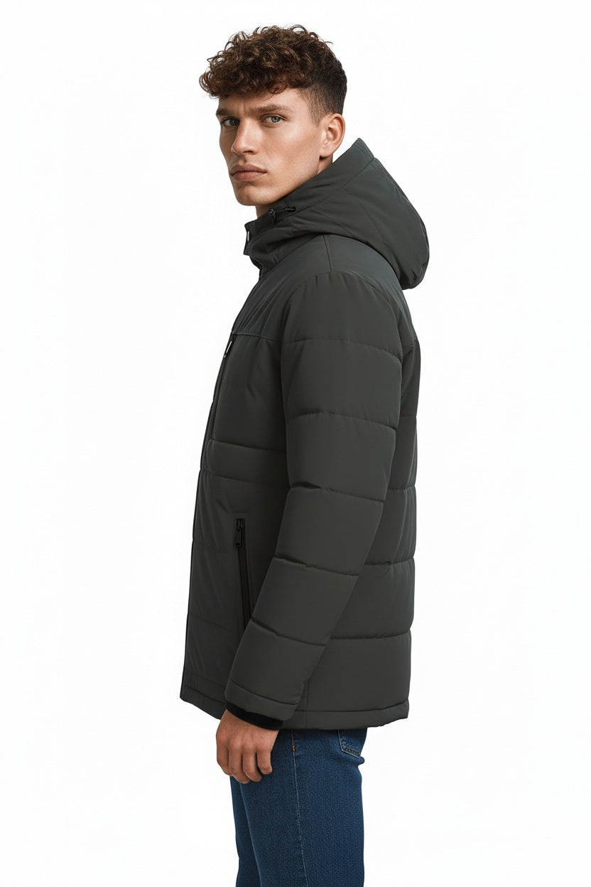 Men Graphite Lightweight Puffer Jacket