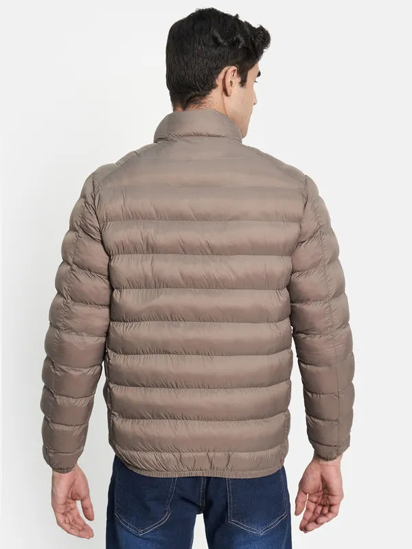 Men Brown Padded Jacket