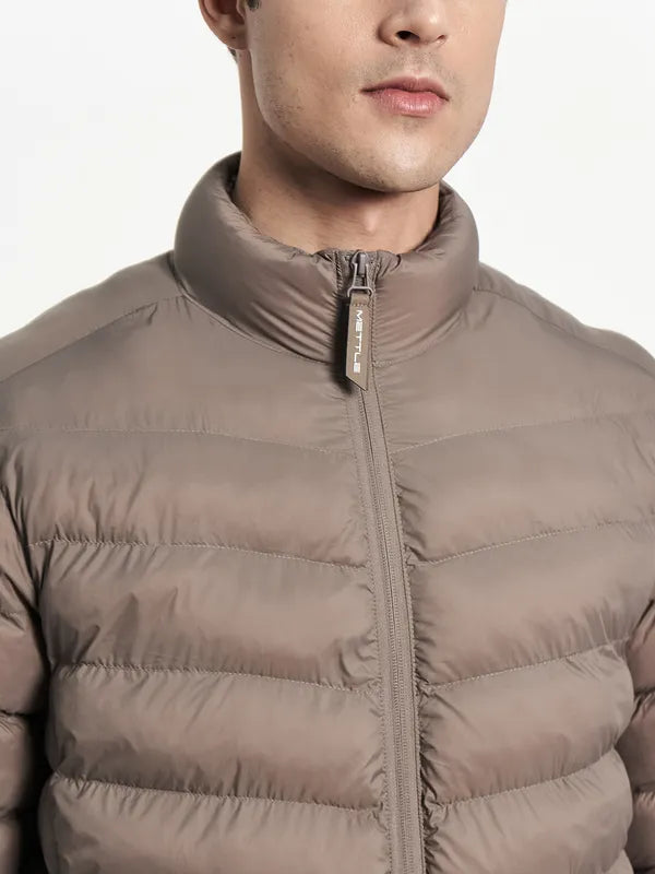 Men Brown Padded Jacket