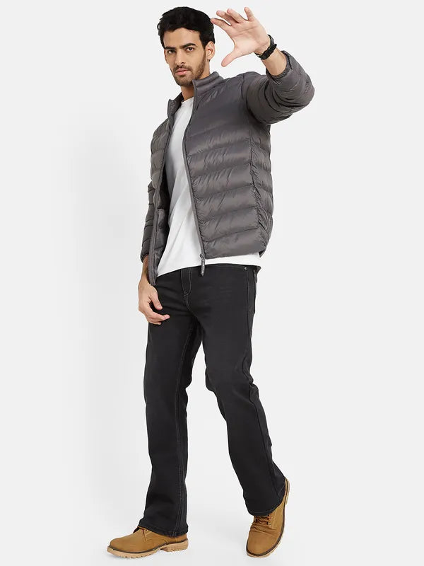 Mettle Men Grey Quilted Jacket