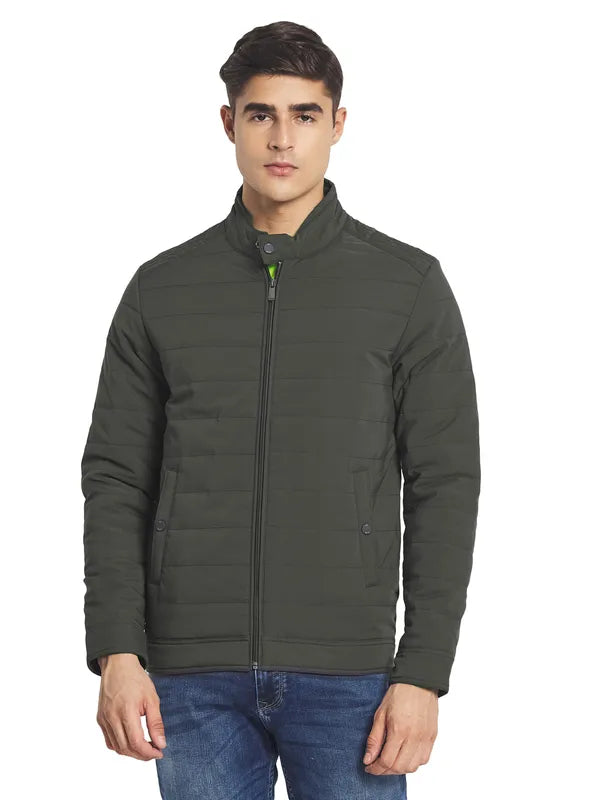 Mettle Men Olive Green Padded Jacket