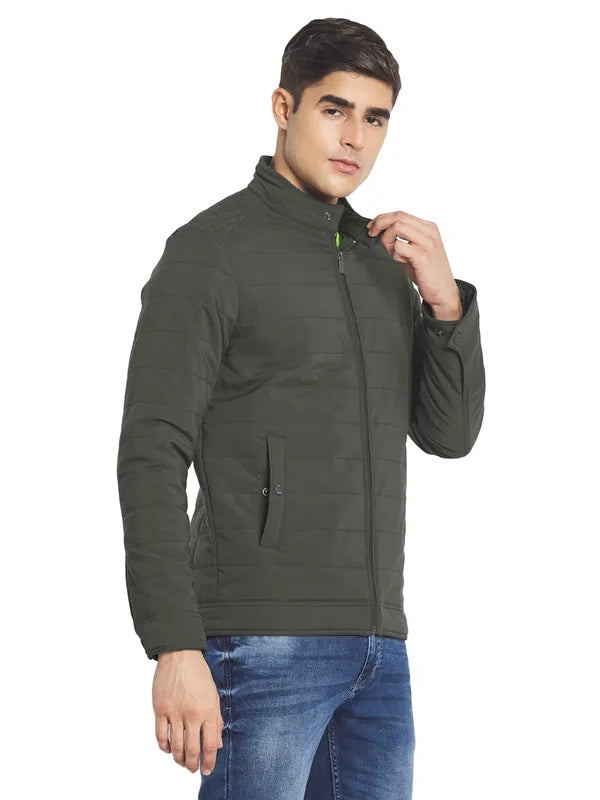 Mettle Men Olive Green Padded Jacket