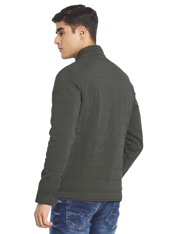 Mettle Men Olive Green Padded Jacket