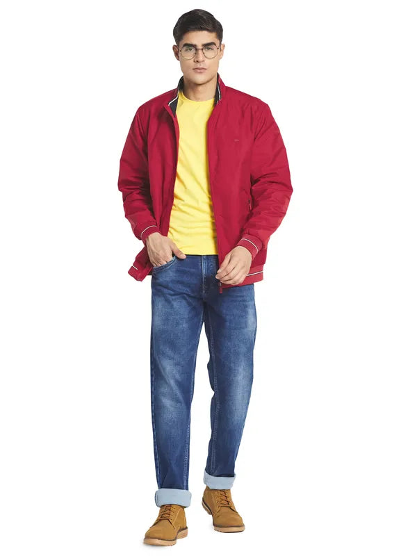 Mettle Men Red Bomber Jacket