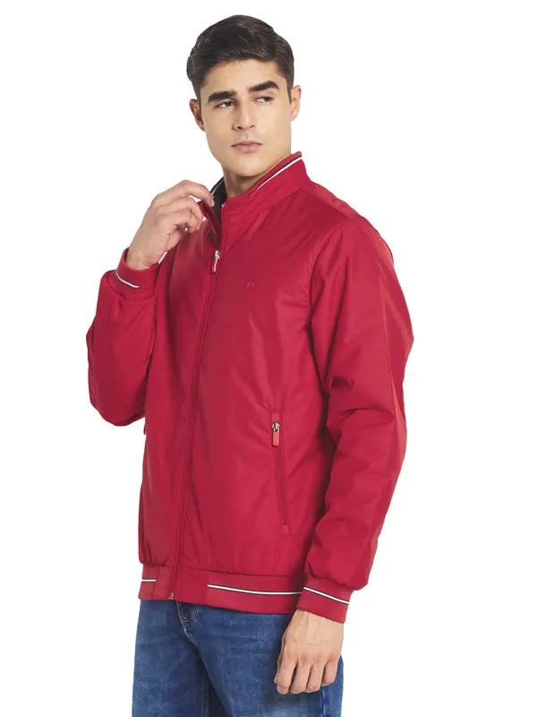 Mettle Men Red Bomber Jacket