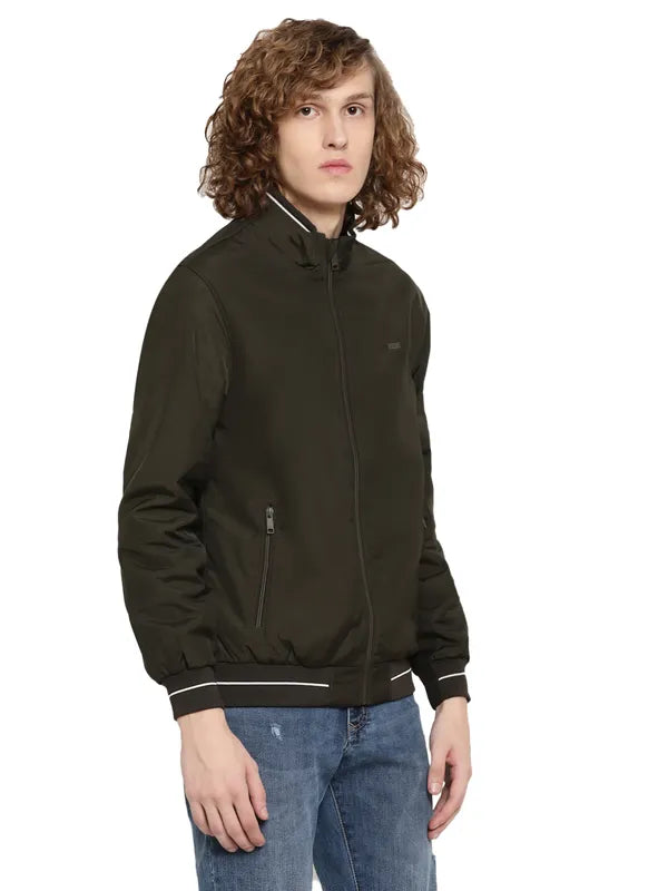 Mettle Men Front Open Bomber Jacket