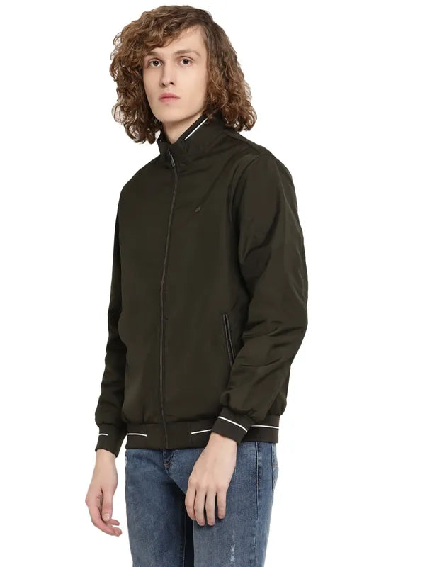 Mettle Men Front Open Bomber Jacket