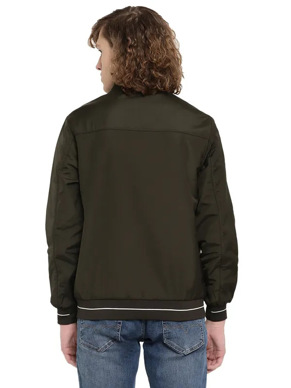 Mettle Men Front Open Bomber Jacket