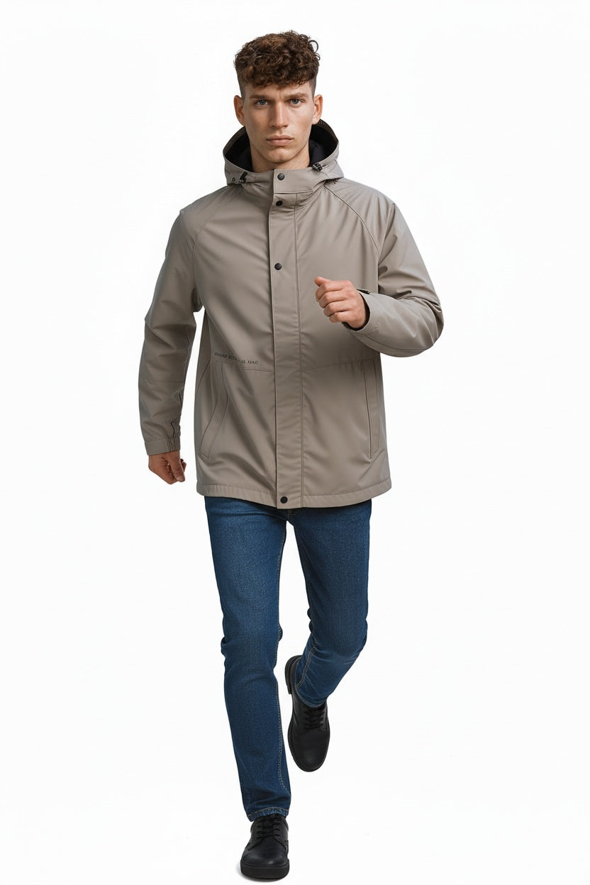 Men Stone Lightweight Puffer Jacket
