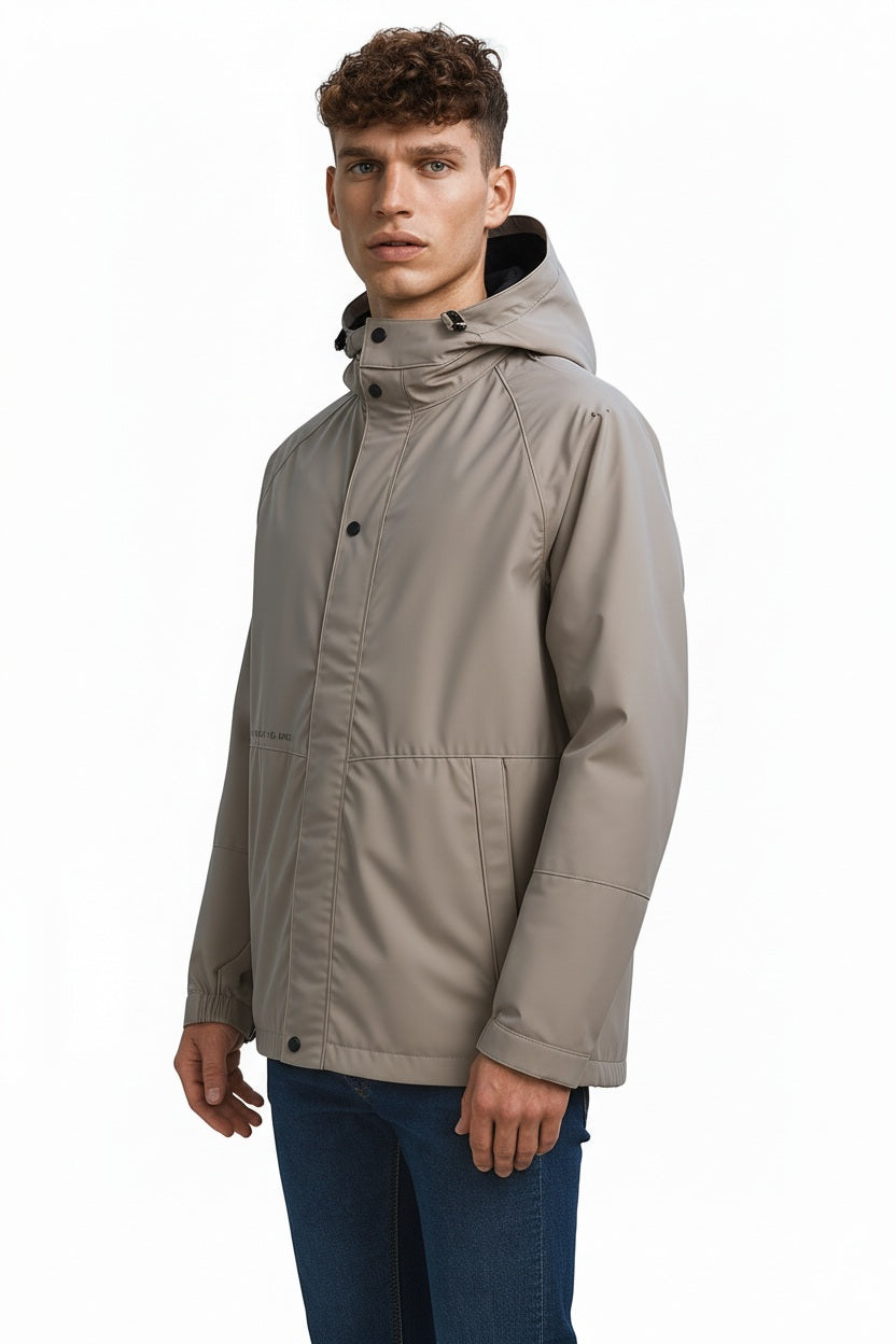 Men Stone Lightweight Puffer Jacket