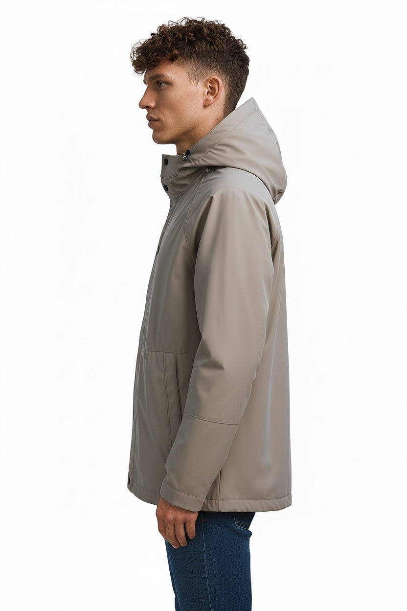 Men Stone Lightweight Puffer Jacket