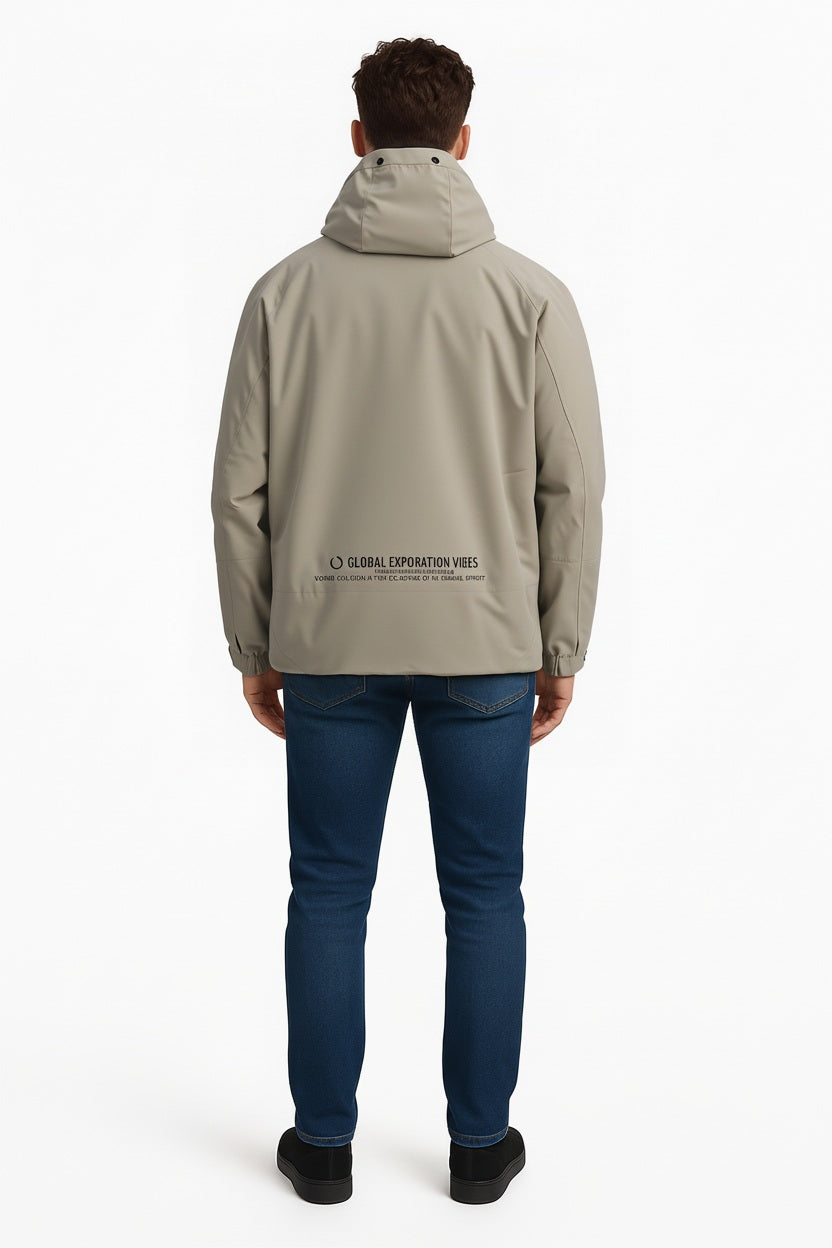 Men Stone Lightweight Puffer Jacket