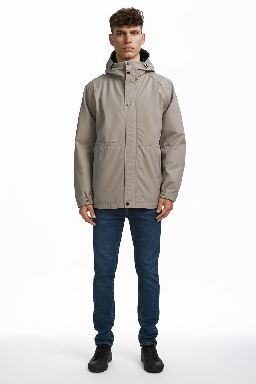 Men Stone Lightweight Puffer Jacket