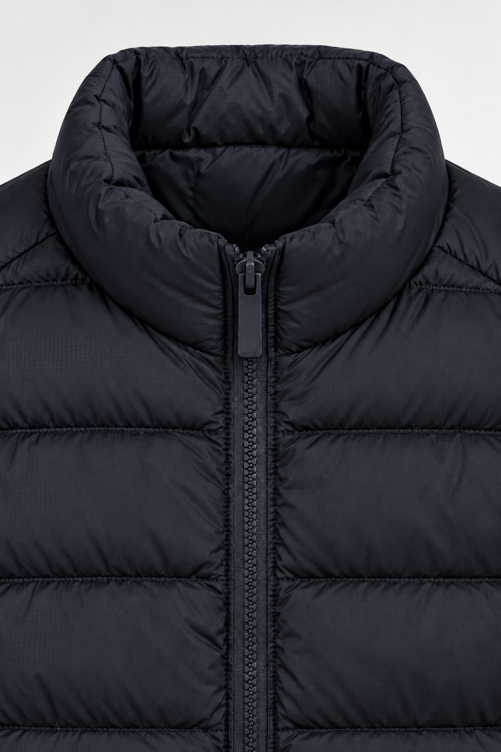 Men's Navy Ultra Warm Woven Puffer Jacket – Regular Fit | Sleeveless Winter Gilet