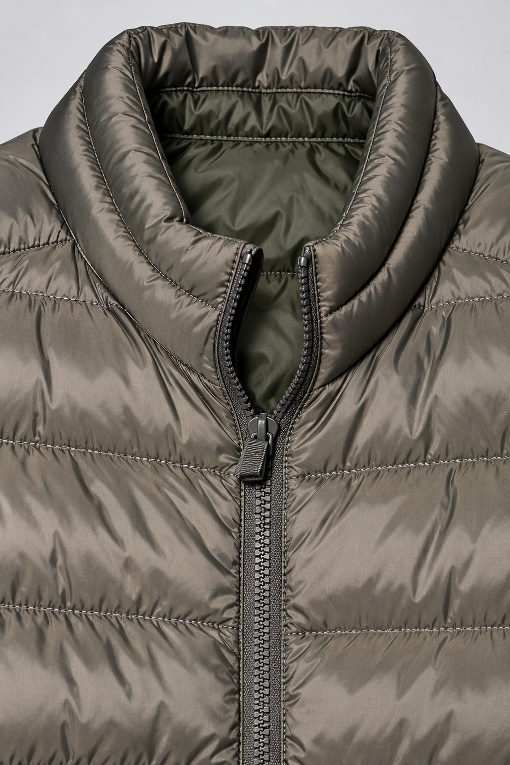 Men’s Olive Woven Gilet – Regular Fit