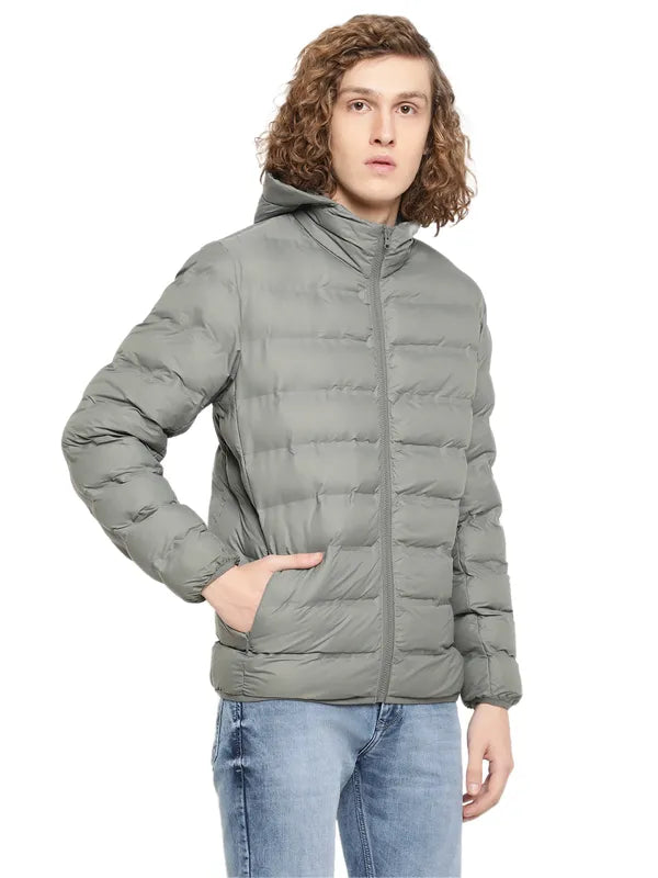 Mettle Men Olive Green Padded Jacket