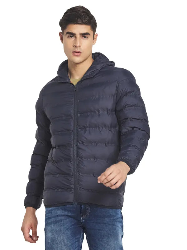 Mettle Men Navy Blue Padded Jacket