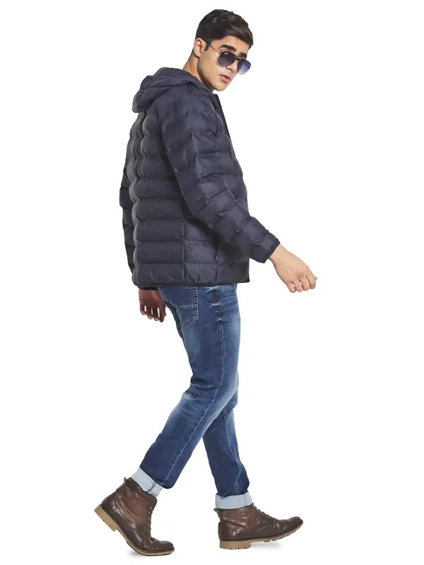 Mettle Men Navy Blue Padded Jacket