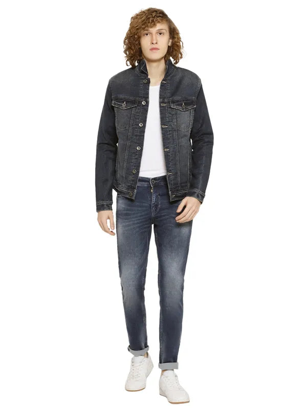 Mettle Men Washed Denim Jacket